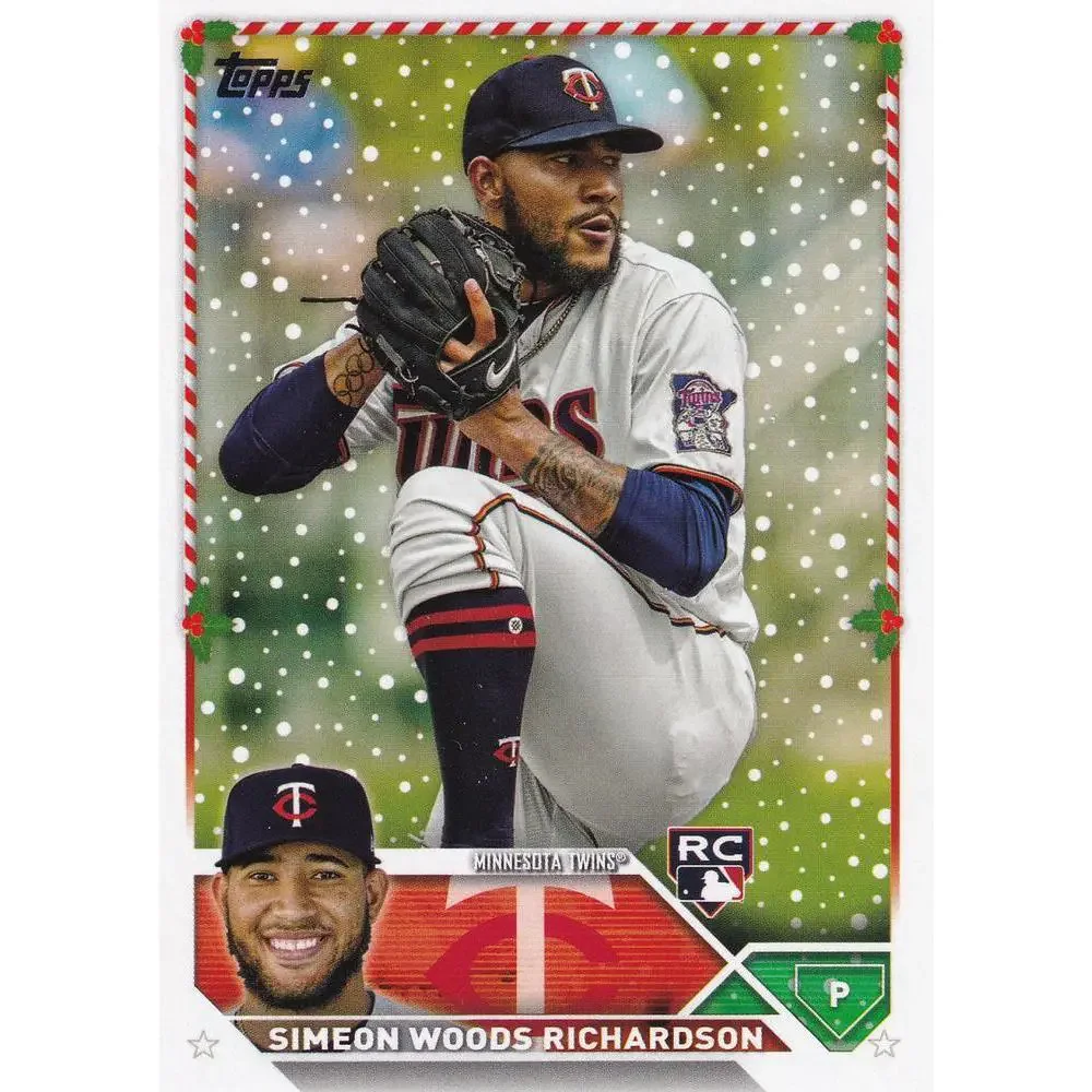 2023 Topps Holiday Simeon Woods Richardson RC H75 Minnesota Twins